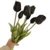 Real Touch Tulp Zwart