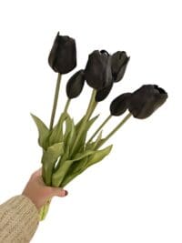 Real Touch Tulp Zwart