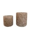 Waxinelichthouders Beige (Set)