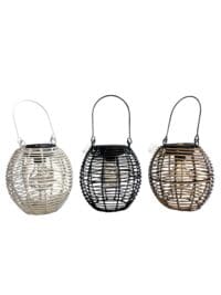 solar hanglamp bolvorm tuinlamp op zonne energie hangend in boom