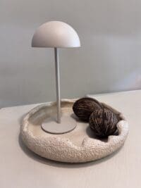 Touch lamp mat beige draadloze dimbare tafellamp met 3 lichtwarmtes en IP44 waterbestendig